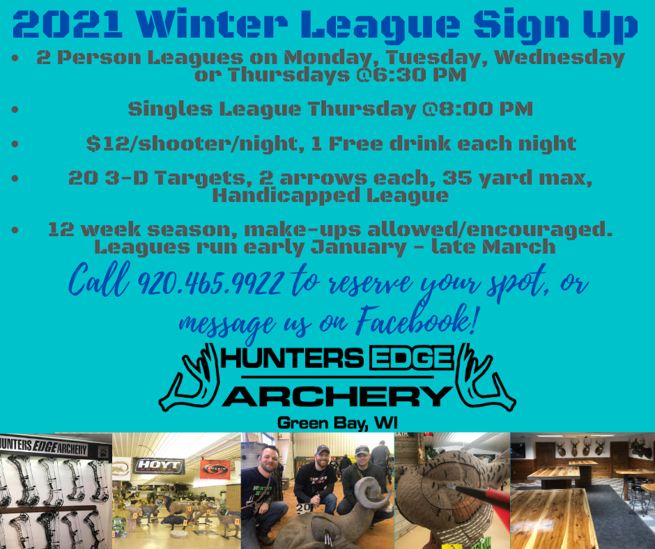 2021 Winter League Sign Up